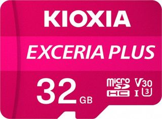 KIOXIA 4K MICRO SD 32GB EXCERIA PLUS UHS I U3 WITH ADAPTER M303 - (LMPL1M032GG2)