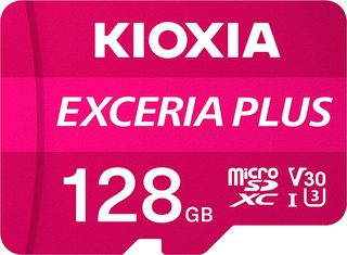 KIOXIA 4K MICRO SD 128GB EXCERIA PLUS UHS I U3 WITH ADAPTER M303 - (LMPL1M128GG2)