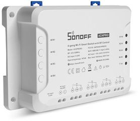 SONOFF Smart Διακόπτης 4CH PRO R3 4 θέσεων 40A RF control λευκός - (4CHPROR3)