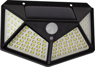 GloboStar Αυτόνομο Ηλιακό Φωτιστικό LED SMD 10W 1000lm με Ενσωματωμένη Μπαταρία 1200mAh - Φωτοβολταϊκό Πάνελ με Αισθητήρα Ημέρας-Νύχτας και PIR Αισθητήρα Κίνησης Αδιάβροχο IP65 Ψυχρό Λευκό 6000K - (71