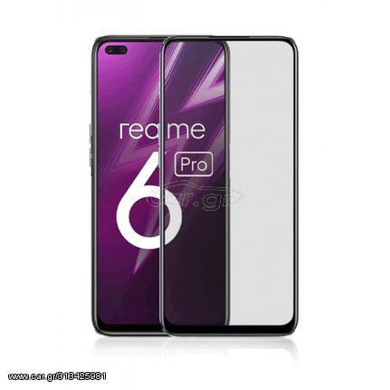 FONEX 3D JAPAN FULL FACE REALME 6 PRO black TEMPERED GLASS - MOS14643DB