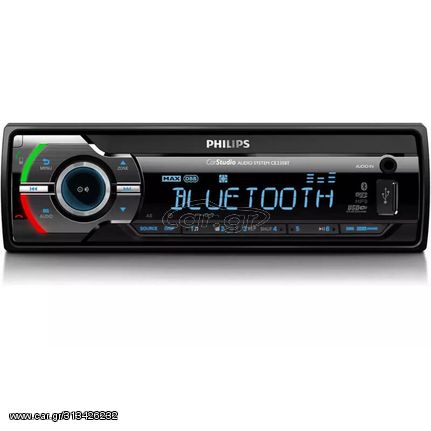 Philips CE235BT/GRS Ηχοσύστημα αυτοκινήτου με Bluetooth, USB, κάρτα SD και Aux-In 4 x 50 W