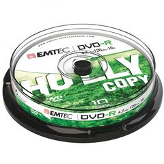 EMTEC DVD-RW 4.7GB 1-4x CAKE BOX 10pcs - ECOVRW47104CB