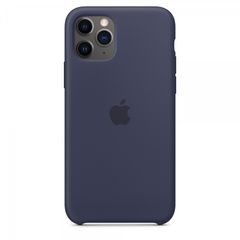 ORIGINAL APPLE SILICONE CASE IPHONE 11 PRO MAX midnight blue backcover - MWYW2ZMA