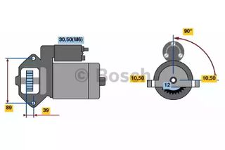 Μίζα CITROEN JUMPER 2006 - 2014 BOSCH 0 001 109 324