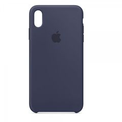 ORIGINAL APPLE SILICONE CASE IPHONE XS MAX midnight blue backcover - MRWG2ZM/A