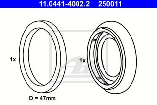 Μεμονωμένα εξαρτήματα BMW Z3 1996 - 2003 ( E36/8 ) ATE 11.0441-4002.2