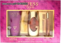 GUESS Gold SET: EDP 75ml + EDP 15ml + body lotion 200ml