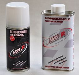 Καθαριστικό 250ml & Λιπαντικό Spray 150ml Φίλτρων Αέρα Ελευθέρας Ροής MWR Βιοδιασπώμενα