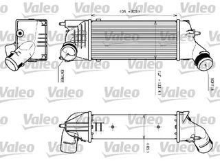 Ψυγείο Intercooler PEUGEOT 407 2004 - 2008 ( 6D_ ) VALEO 817639