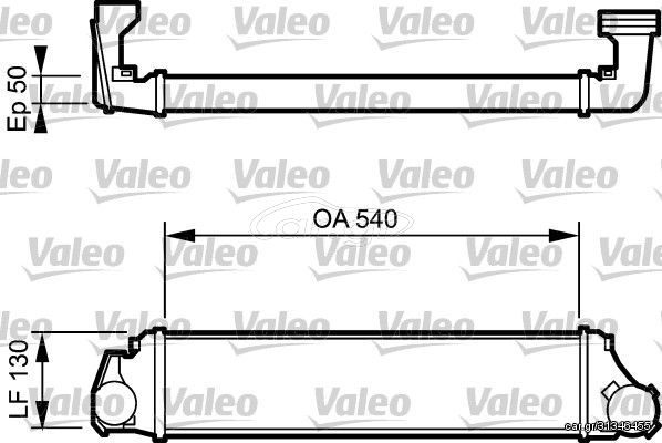 Ψυγείο Intercooler BMW 3 Series 2003 - 2005 ( E46 F/L ) VALEO 818716