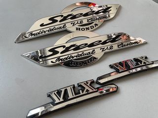 Αυτοκόλλητα Honda Steed Vlx ανάγλυφα SET