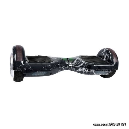 Smart '24 HOVERBOARD WHEEL WITH BLUETOOTH AND LED ΗΛΕΚΤΡΙΚΟ ΠΑΤΙΝΙ BLACK LIGHTING THUNDER 6,5 INCH