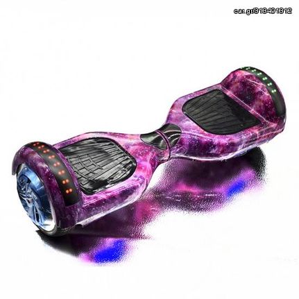 Smart '24 HOVERBOARD WHEEL WITH BLUETOOTH AND LED ΗΛΕΚΤΡΙΚΟ ΠΑΤΙΝΙ ΙΣΟΡΡΟΠΙΑΣ PURPLE SKY EBOARD 6.5"