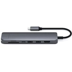 Satechi USB-C Slim Multi-Port with Ethernet Adapter έως 12 άτοκες δόσεις ή 24 δόσεις