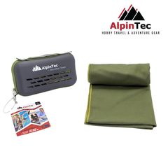 Towel Alpintec Dryfast 60x120 Army Green έως 12 άτοκες δόσεις ή 24 δόσεις