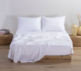 Σεντόνι Μονό Basic 200-White 170x270 - Nef Nef