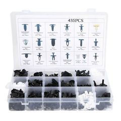 Κασετίνα 435pcs κλιπς συγκράτησης Wenchang - W11316 push retainer clips - OEM