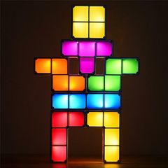 LED Διακοσμητικά Τουβλάκια Tetris - Επιτραπέζιο Παιχνίδι Exciting Brick Game Light - OEM