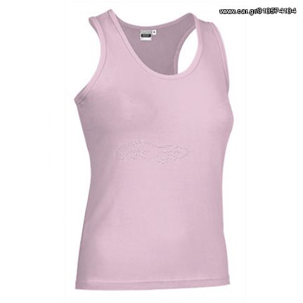 Αμάνικο Γυναικείο Μπλουζάκι, REG004 Ροζ
