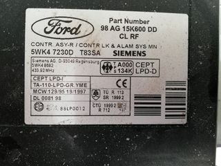 Εγκέφαλος Άνεσης / Καμπίνας για Ford Focus του 02'. 5WK4 7230D T83SA