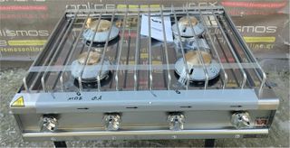 Εστία Αερίου Με 4 Καυστήρες Βαρέως Τύπου 80x70x19 VRETTOS - Καινούργια.