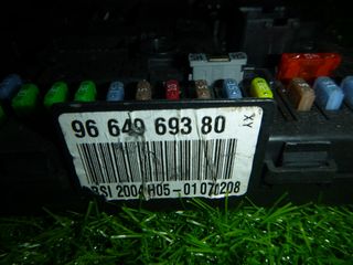 PEUGEOT 307 9664969380 BSI 2004 H05 21676031-5 28121554-6 281215426A 21676159-4 CONTROLS JOHNSON ΑΣΦΑΛΕΙΟΘΗΚΗ