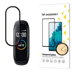 Wozinsky super durable glass glass foil Full Glue full screen with frame Case Friendly Xiaomi Mi Band 4 / Mi Band 3 transparent