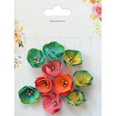 Χειροποίητα Λουλούδια Daisies Vivid Palette 10τεμ