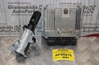 Εγκέφαλος-Σετ Immobilizer Skoda Octavia 5 2004-2008 1Z0907115C 0261201794 1K0905865