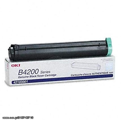 Συμβατό 42103001 / 01103402 OKI toner Black  για B4100/ 4200/ 4300/ 4250/ 4350/ 4350n