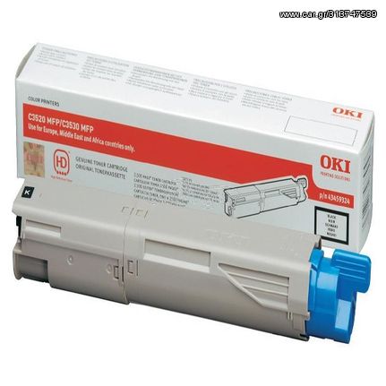 Συμβατό 43459324 OKI toner Black  για C3500/ C3520