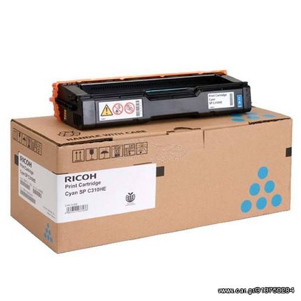 Συμβατό 406480 Cyan toner για Ricoh Aficio SPC231/ SPC232/ SPC311/ SPC312/ SPC320/ SPC242