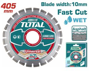 Διαμαντόδισκος για ασφαλτοκόπτη TOTAL Φ - 405 Χ 25.4mm ( TAC2164051 )