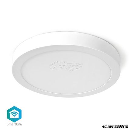 NEDIS NEDIS WIFILAW20WT Wi-Fi έξυπνο φωτιστικό οροφής LED, διαμέτρου 30cm, 18W, 1200lm.