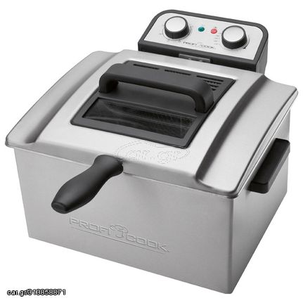 PROFI COOK PROFI COOK PC-FR 1038 Ανοξείδωτη διπλή φριτέζα 5L, 3000W.