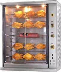 Κοτοπουλιέρα Ηλεκτρική  με 5 σούβλες  κοτόπουλα: 20-25 Διαστάσεις: 106x45x124