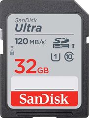 Sandisk Ultra(R) SDHC & SDXC UHS-I Memory Card 32GB - (SDSDUN4-032G-GN6IN)