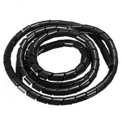 Σπιράλ Οργανωτής Καλωδίων 10mm x 10μέτρα (Μαύρο) (OEM)
