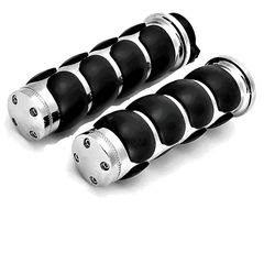 HONDA YAMAHA SUZUKI KAWASAKI  Χειρολαβές χρωμίου 1 ίντσα με Γκρίπ Γκαζιού !!!-thumb-1