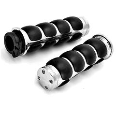 HONDA YAMAHA SUZUKI KAWASAKI  Χειρολαβές χρωμίου 1 ίντσα με Γκρίπ Γκαζιού !!!-thumb-2