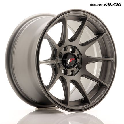 Nentoudis Tyres - JR Wheels JR11 15x8 ET25 4x100/108 Matt Gun Metal