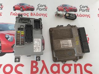 ΣΕΤ ΕΓΚΕΦΑΛΟΣ-BODY-ΚΛΕΙΔΙ ALFA ROMEO MITO 1.3MULTIJET 90HP EURO 4 199A3000 