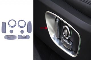Seat adjustment chrome frame trim Land Rover Discovery 5 L462 (2017-) Discovery Sport L550 (2014-) Range Rover Sport L494 (2013-)