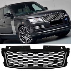 ΜΑΣΚΑ ΕΜΠΡΟΣ Range Rover Vogue L405 (2013-2017) Autobiography Design conversion to 2018 Look Black & Chrome Edition