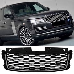 ΜΑΣΚΑ ΕΜΠΡΟΣ Range Rover Vogue L405 (2013-2017) Autobiography Design conversion to 2018 Look Black & Chrome Edition