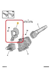 **** ΑΙΣΘΗΤΗΡΑΣ ΓΩΝΙΑΣ ΤΙΜΟΝΙΟΥ PEUGEOT iON  2009-2023 ΚΩΔ: 6243C1 ****