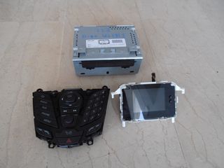 Σετ Ράδιο-CD εργοστασιακό με χειριστήρια και οθόνη Ford Fiesta 2008-2013