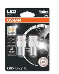 Osram PY21W Ledriving SL Amber 12V 1.3W 7507DYP-02B