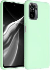 Xiaomi Redmi Note 10 5G / Poco M3 Pro - Soft Rubberized TPU Slim Protective Cover for Phone – mint (oem)
